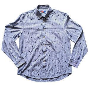 Opening Ceremony Striped Button Down Shirt (L)